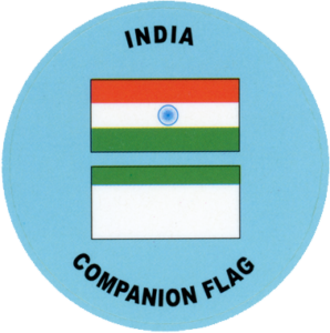 India CF sticker