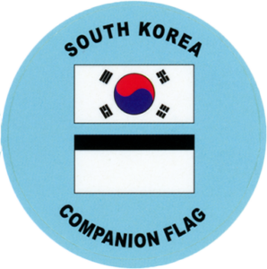 South Korea CF sticker
